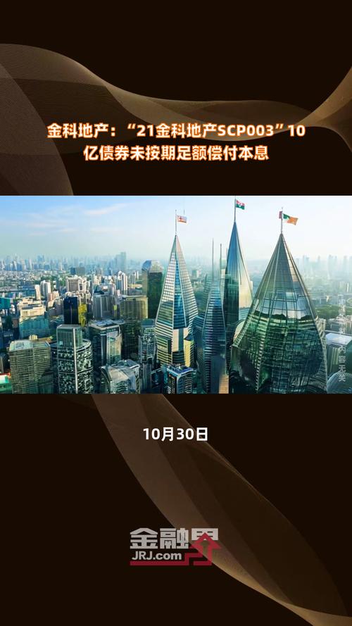 金科地产：未能按期足额偿付两笔总计20亿元公司债本息