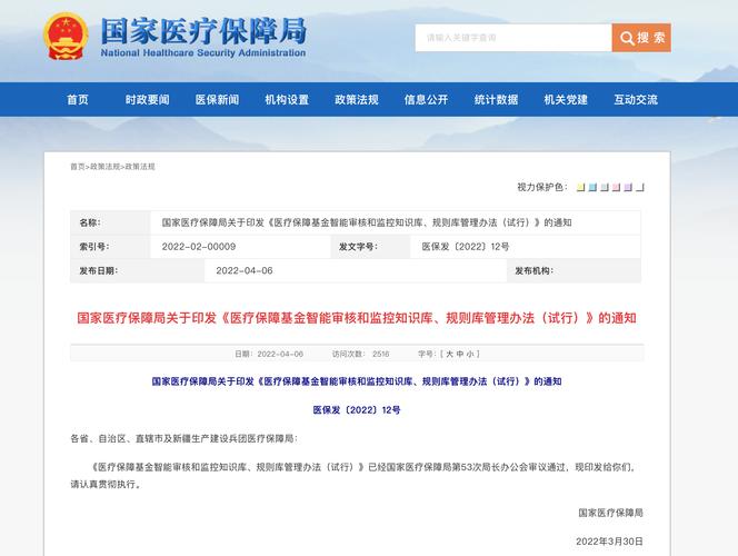 国家医保局发文加快推进医保基金智能审核和监管