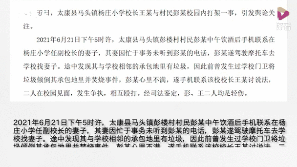 河南官方通报校长与村民互殴：因垃圾倾倒引发，均被采取刑事强制措施